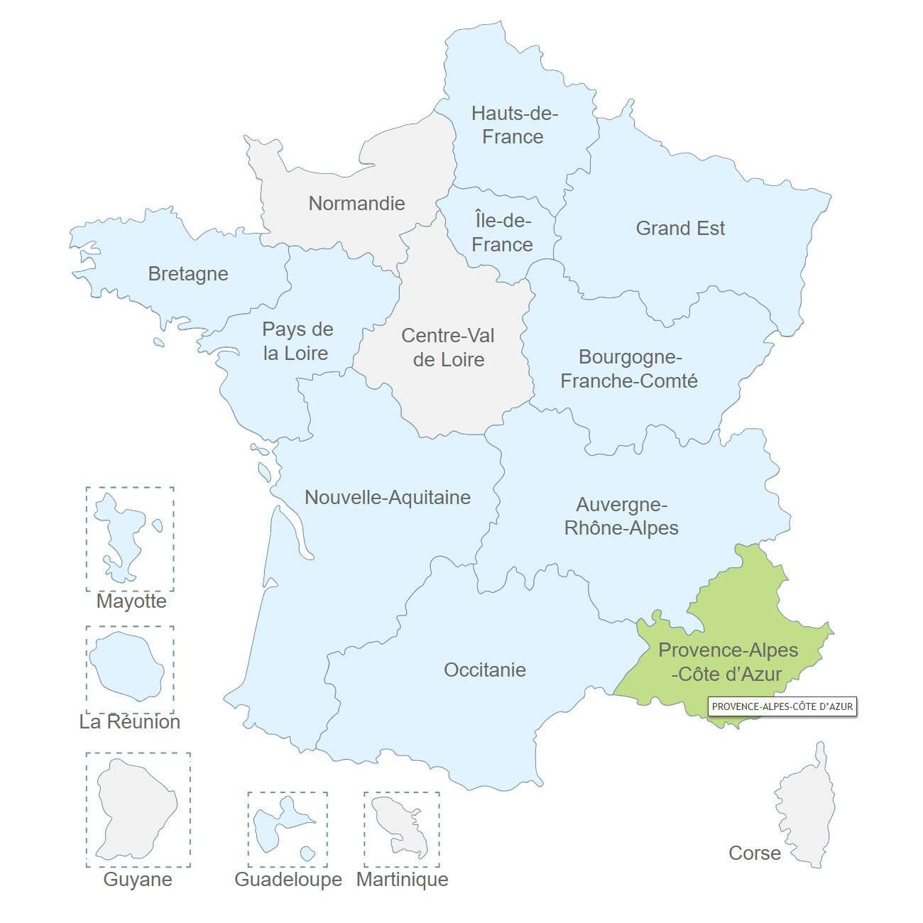 Région Provence-Alpes-Côte-d'Azur de l'association ADC