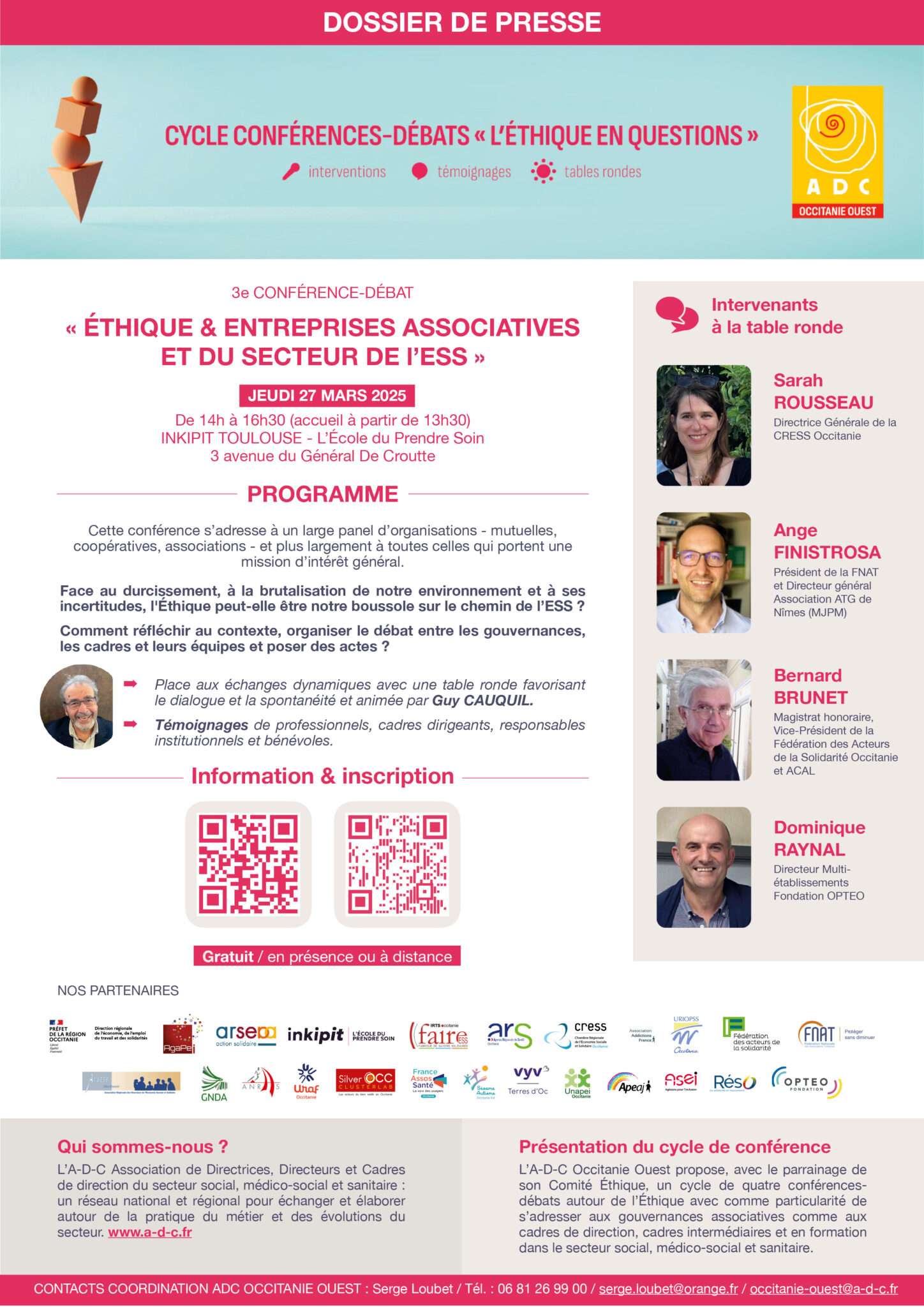 Ess Adc Éthique & entreprises associatives et du secteur de l'ESS - ADC